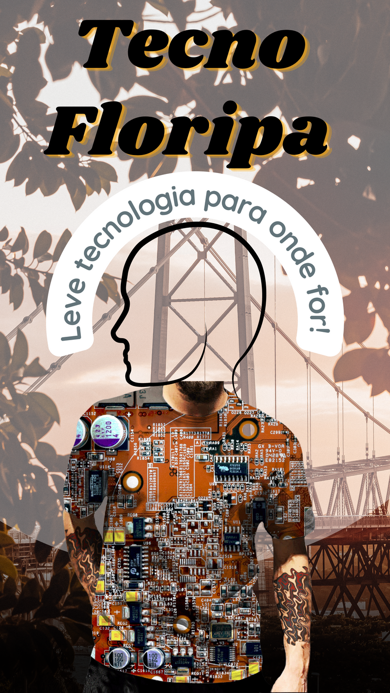 Camisa Tecno City - A Era da Inteligencia Artificial