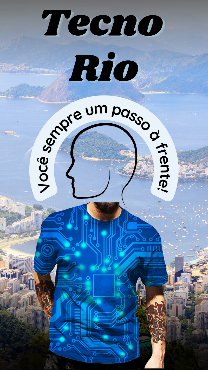 Camisa Tecno City - A Era da Inteligencia Artificial